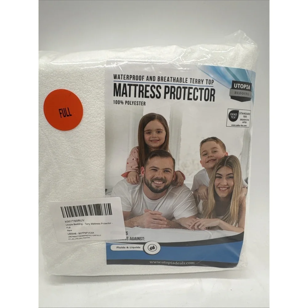 Waterproof Mattress Protector Terry Top Mattress Pad Cover Breathable New